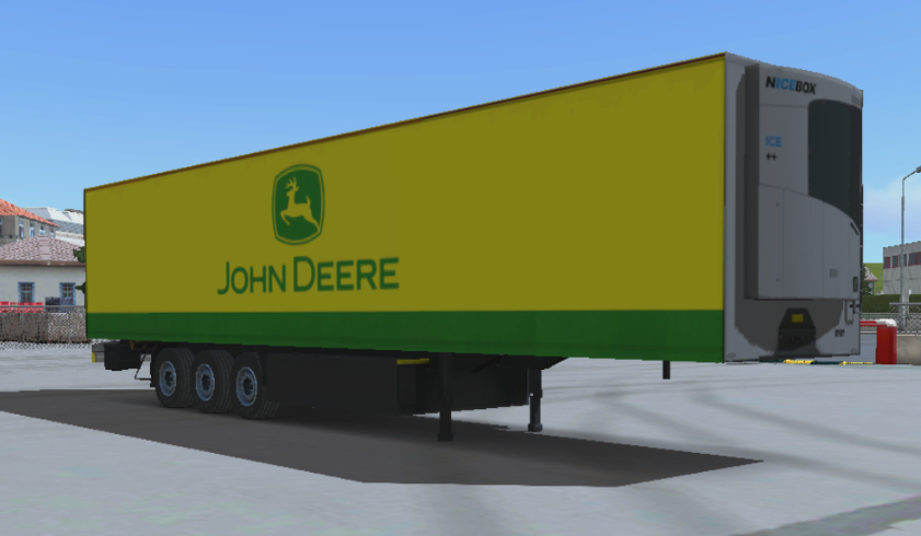 Refrigated trailer skin John deere