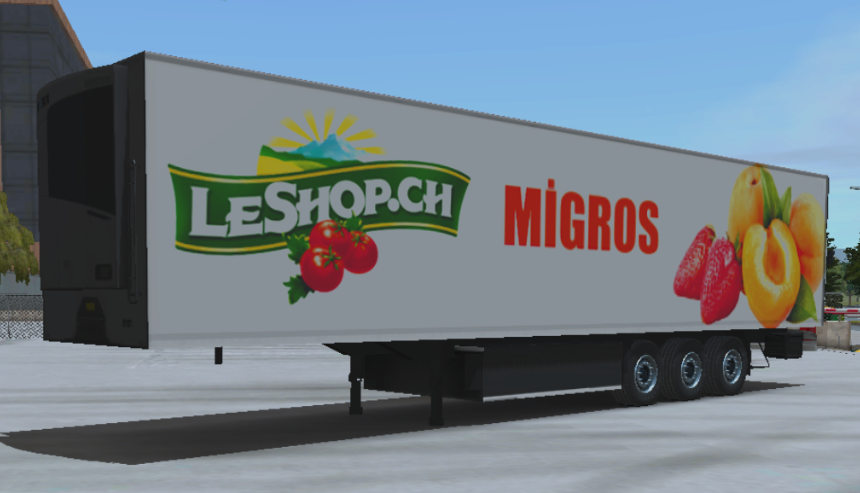 Refrigated trailer skin Migros