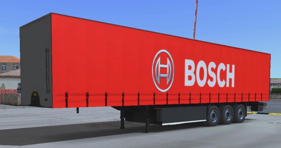 Curtain side trailer skin Bosh